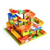 Đồ chơi lắp ghép cầu trượt thả bi