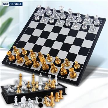 Cờ vua màu vàng bạc Cờ vua màu vàng bạc